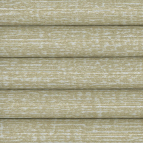 Close up of Raffia Wheat honeycomb cellular blind, highlighting energy saving light filtering thermal cells.