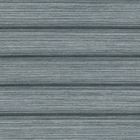 Close up of a Mirage Navy Blue pleated honeycomb blind pattern with horizontal line texture.